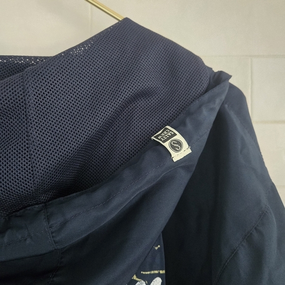 Salty Crew Frenzy Windbreaker Zip-Up Jacket Hooded Size 2XL Navy Blue - Picture 6 of 7